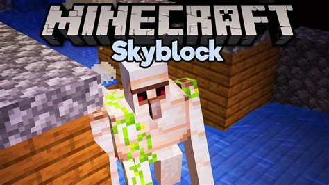 Skyblock Iron Farm! Minecraft 1.15 Skyblock (Tutorial Let's Play) [Part 13] - YouTube