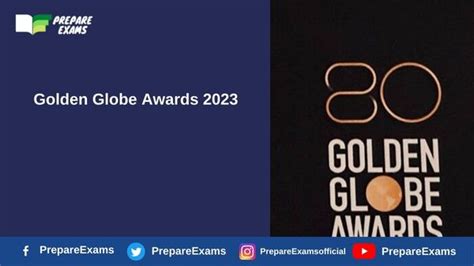 Golden Globe Awards 2023: See the full list of nominees - PrepareExams