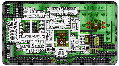 Hospital Architecture layout plan design - Cadbull