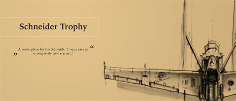 Schneider Trophy Concept on Behance