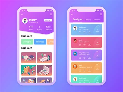 Designer | Mobile app design inspiration, Android app design, Mobile app design templates