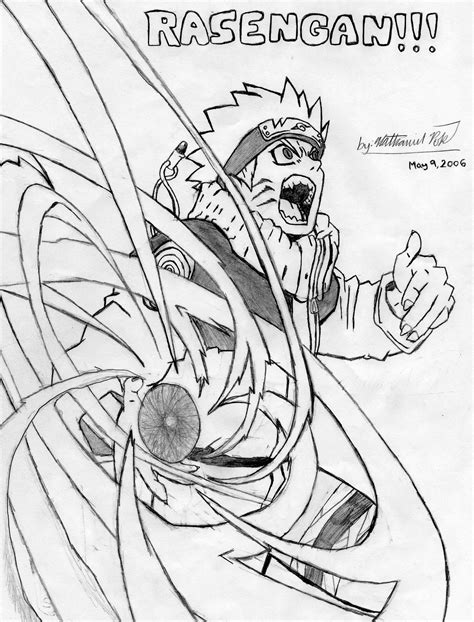 Naruto Rasengan Drawing at GetDrawings | Free download