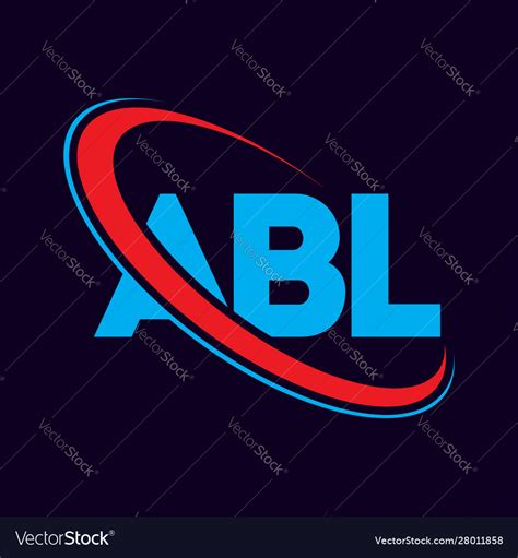 Abl letter logo design Royalty Free Vector Image