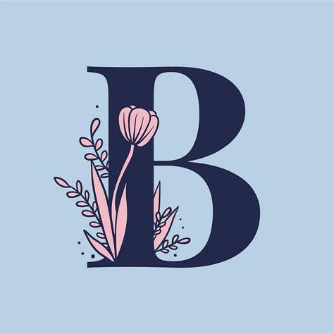 Letter B Floral Alphabet Images | Free Photos, PNG Stickers, Wallpapers ...