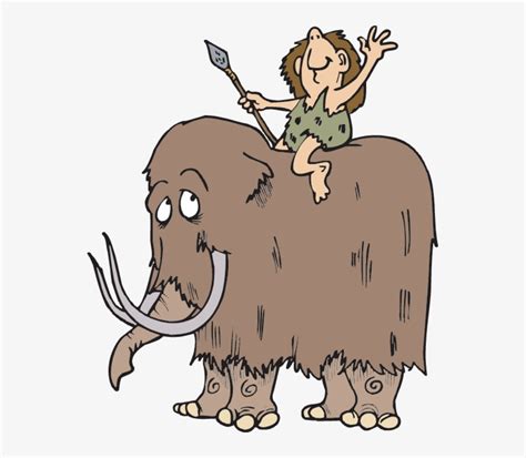 Mammoth Clipart Transparent - Stone Age Clip Art Transparent PNG - 547x635 - Free Download on ...