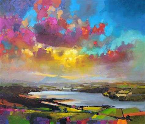 Gorgeous Abstract Scottish Landscape Paintings | Scott Naismith | BeautifulNow