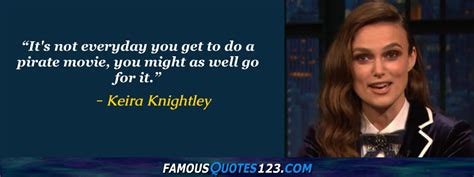 Keira Knightley Quotes on Acting, Character, Pride and Women