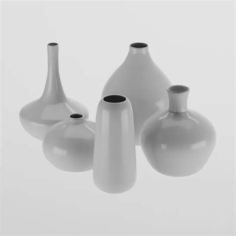 Ceramic vases 3DModel - 3DSKY Decor Helper