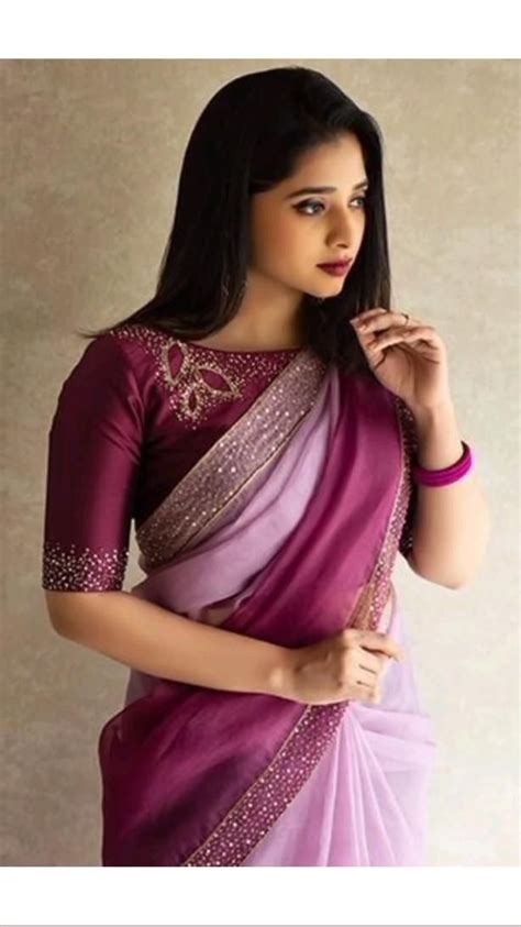 Beautiful saari design ideas lastest design | Chiffon saree party wear ...