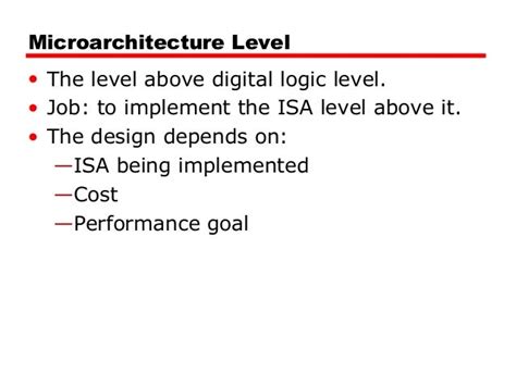 Microarchitecture