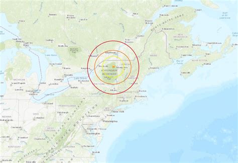 Earthquake Strikes Northern New York