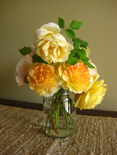 A Shower Fresh Garden: English Rose Bouquet