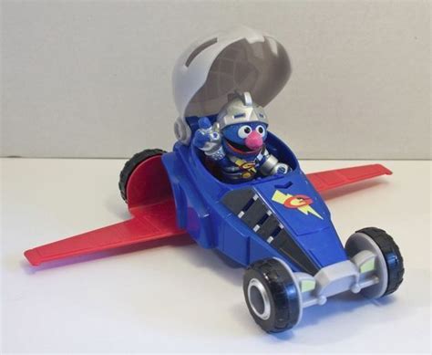 Sesame Street SUPER GROVER 2.0 & VEHICLE CAR + JET Plane Racer ... | Sesame street, Grover ...