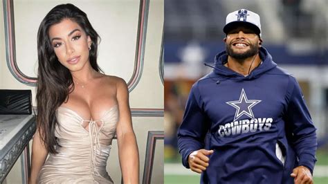 Sarah Jane Ramos shows Dak Prescott some love as Cowboys squeak through Week 6 MNF win vs Chargers