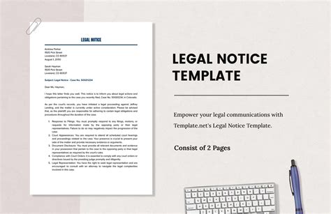 Legal Notice Template - Download in Word, Google Docs, PDF | Template.net