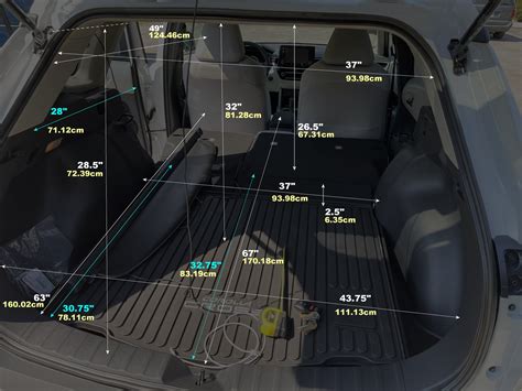 Detailed Corolla Cross Cargo E Measurements Toyota Forum