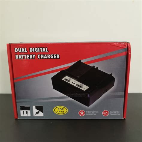 Dual digital battery charger & Canon battery, Photography, Photography Accessories, Batteries ...