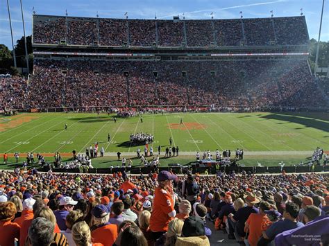 Clemson Memorial Stadium Seating Chart With Rows | Review Home Decor