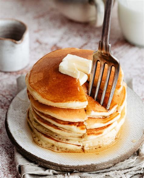 Fluffy Sour Cream Pancakes - Kirbie's Cravings