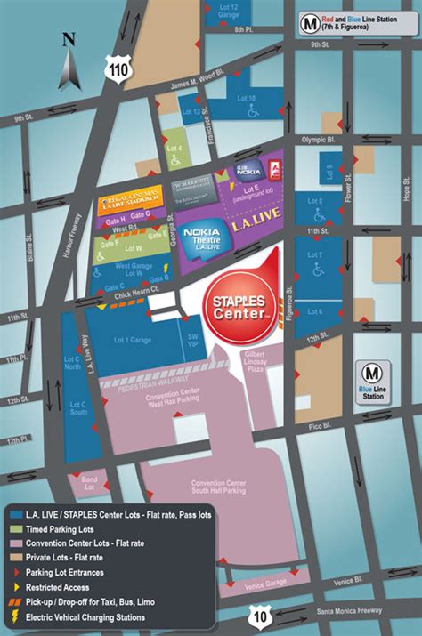 Parking Lot Map | STAPLES Center