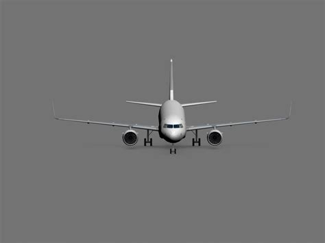 Airbus A320neo White Livery(1) 3D Model $99 - .blend .fbx .obj - Free3D