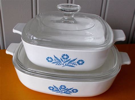 Vintage Corning Ware Casserole Set Blue Cornflower - Etsy | Casserole ...