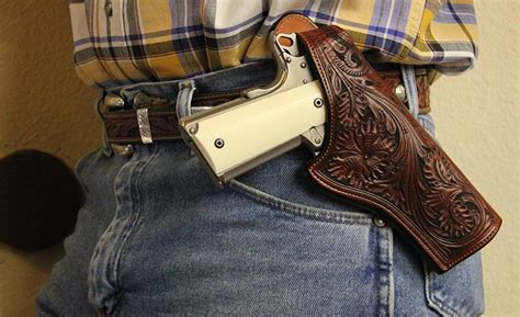 1911 Tooled Crossdraw Holster - Seidel's Saddlery