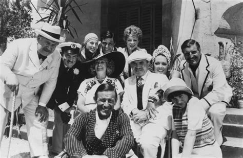 group photo cast 'Evil Under the Sun' 1982 - quite a line up - Peter Ustinov, James Mason ...