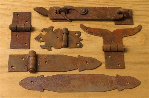 Rustic Wrought Hinges, Straps, Corner Brackets & Latches - Rustic - Brackets - phoenix - by ...