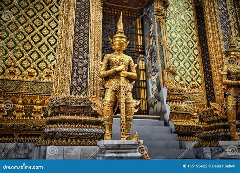 Beautifully Stunning Gold Statue of a Kinnara, a Beloved Mythical Half ...