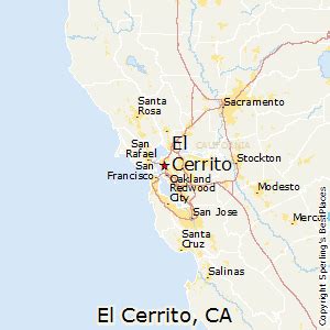 El Cerrito California Map | System Map