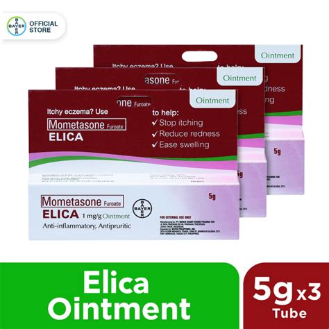 Elica Ointment 1 mg/g 5gm x3 | Lazada PH