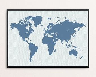 Printable Kids World Map Poster, A3, 11x14 In, 24x36 in Nursery Poster, Educational Print - Etsy