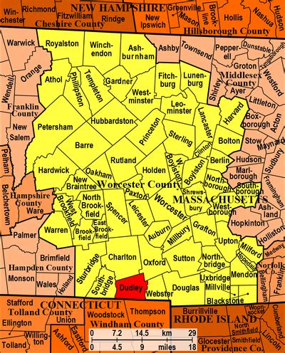 Dudley Town Ct Map