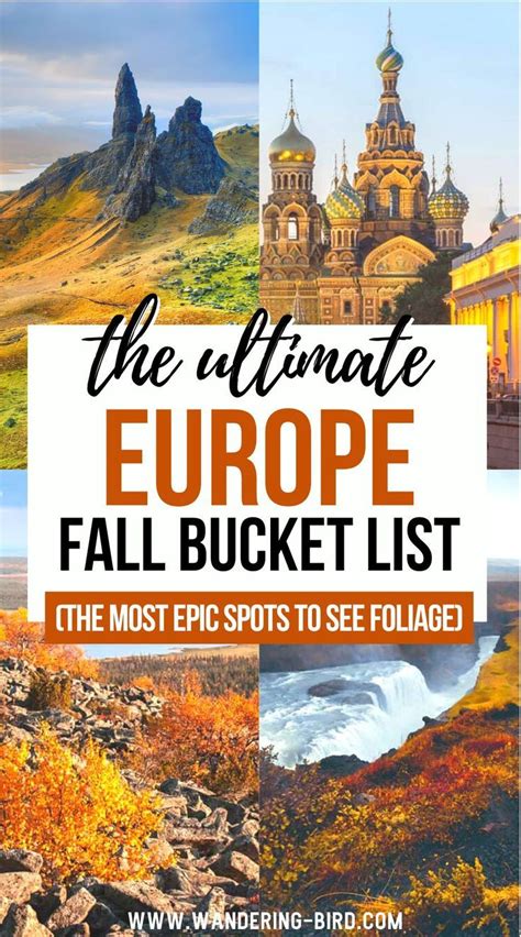 The ultimate europe fall bucket list the most epic spots to see foliage ...