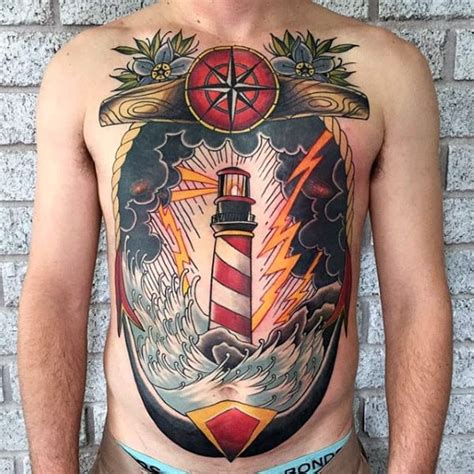 100 Nautical Tattoos For Men - Slick Seafaring Design Ideas