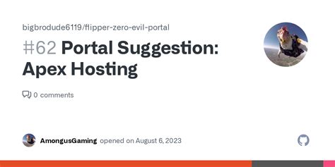 Portal Suggestion: Apex Hosting · Issue #62 · bigbrodude6119/flipper-zero-evil-portal · GitHub