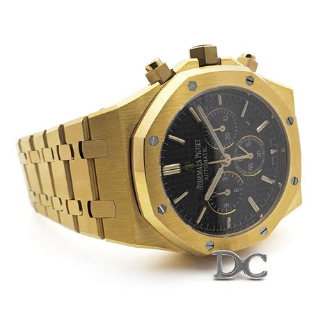 Royal Oak Self-Winding Chronograph White Dial in Yellow Gold - Hont Watch