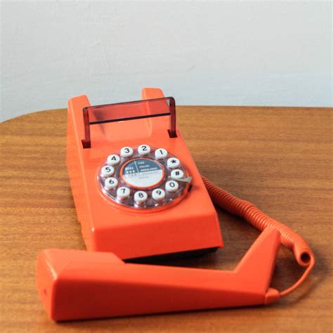 trim phone retro remake in bright orange by berylune ...