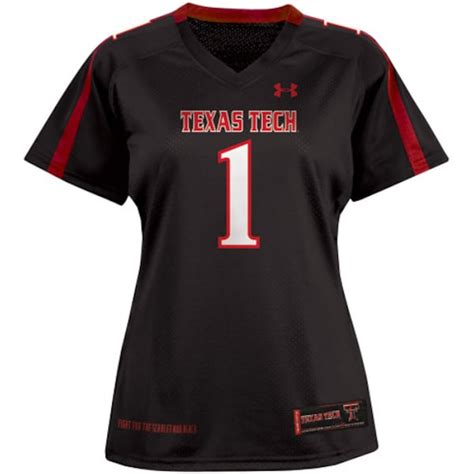 Under Armour Texas Tech Red Raiders #1 Women's Replica Football Jersey ...