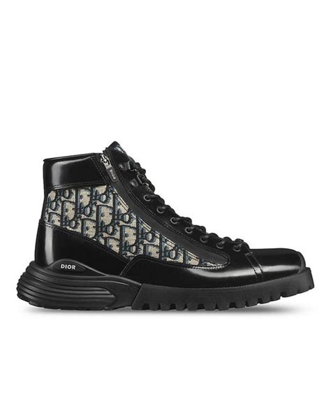 Dior Combat Ankle Boots in Black for Men | Lyst