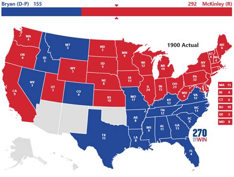 Presidential Election of 1900 - 270toWin