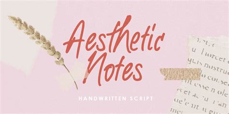 Aesthetic Notes Font | dafont.com