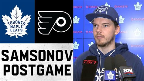 Ilya Samsonov - Post Game | Toronto Maple Leafs