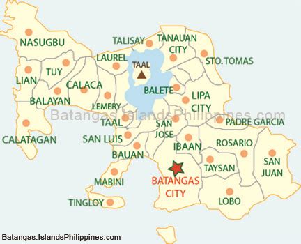 Batangas Political Subdivision / Batangas Map Islands Philippines - Great Philippine Places ...