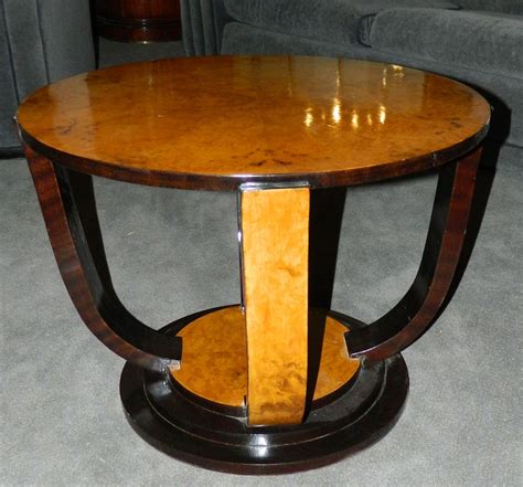 Two-tone Art Deco Round Table | Sold Items Small Tables | Art Deco Collection