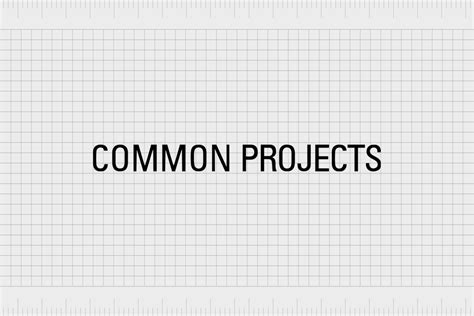 Common Projects Logo History, Symbol And Meaning