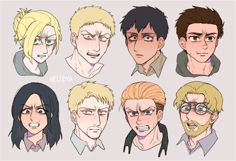 [Manga Spoilers - Art] Angry faces by nelldya : AnnieCult | Attack on ...