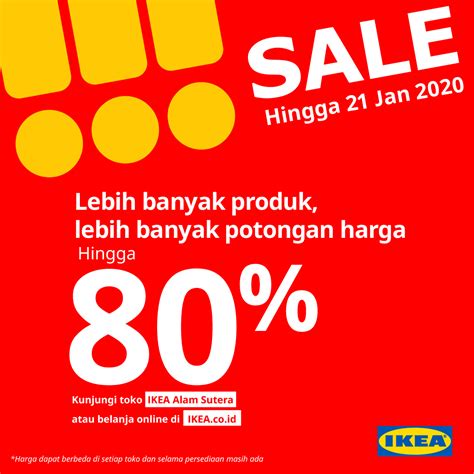 IKEA Indonesia on Twitter: "#SALEakhirtahunIKEA masih lanjut! sekarang tambah lebih banyak ...