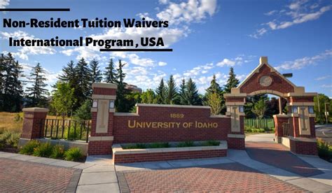 Non-Resident Tuition Waivers International Program at Idaho State ...